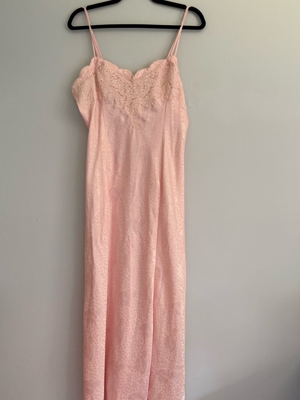 Gorgeous Vintage Victoria’s Secret Pink Lace Slip